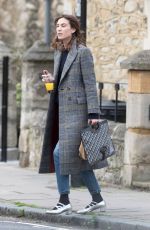 ALEXA CHUNG Out and About in London 03/19/2018