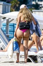 ALEXA DELLANOS in Bikini at a Beach in Miami 03/26/2018