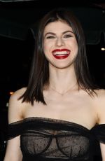 ALEXANDRA DADDARIO at Dior Addict Lacquer Pump Launch Party in West Hollywood 03/14/2018