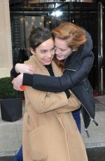 ALEXINA GRAHAM and LUMA GROTHE at Royal Monceau Hotel in Paris 03/27/2018
