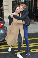 ALEXINA GRAHAM and LUMA GROTHE at Royal Monceau Hotel in Paris 03/27/2018