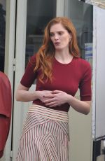 ALEXINA GRAHAM and LUMA GROTHE Shooting for L’Oreal at Carreaux Du Temple in Paris 03/26/2018