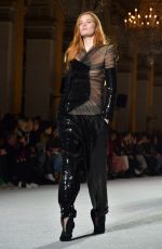 ALEXINA GRAHAM at Balmain Fashion Show at Paris Fashion Week 03/02/2018