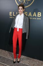 ALICE TAGLIONI at Elie Saab Show at Paris Fashion Week 03/03/2018