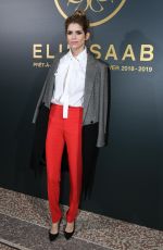 ALICE TAGLIONI at Elie Saab Show at Paris Fashion Week 03/03/2018