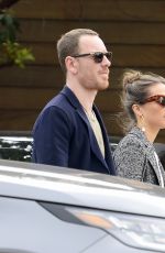 ALICIA VIKANDER and Michael Fassbender Out for Lunch at Soho House in Malibu 03/16/2018