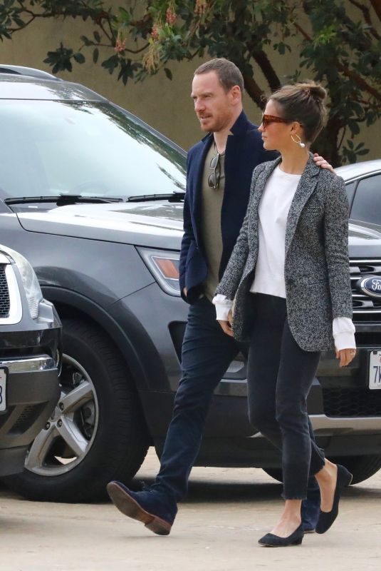ALICIA VIKANDER and Michael Fassbender Out for Lunch at Soho House in Malibu 03/16/2018