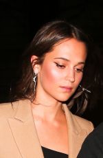 ALICIA VIKANDER Arrives at The One Show in London 03/05/2018