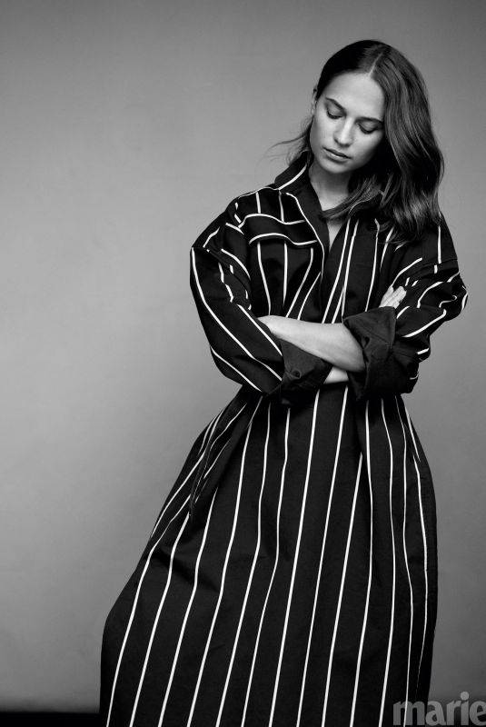 ALICIA VIKANDER for Marie Claire Magazine, April 2018