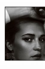 ALICIA VIKANDER in Elle Magazine, April 2018