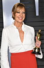 ALLISON JANNEY at 2018 Vanity Fair Oscar Party in Beverly Hills 03/04/2018