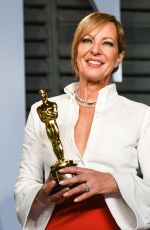 ALLISON JANNEY at 2018 Vanity Fair Oscar Party in Beverly Hills 03/04/2018
