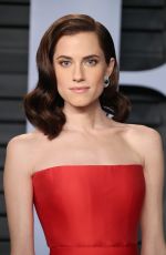 ALLISON WILLIAMS at 2018 Vanity Fair Oscar Party in Beverly Hills 03/04/2018