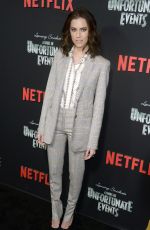 ALLISON WILLIAMS at A Series of Unfortunate Events Premiere in New York 03/29/2018