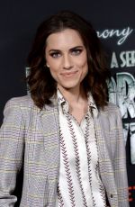 ALLISON WILLIAMS at A Series of Unfortunate Events Premiere in New York 03/29/2018