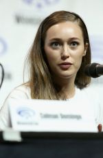 ALYCIA DEBNAM-CAREY at Fear the Walking Dead Panel at Wondercon 2018 in Anaheim 03/24/2018