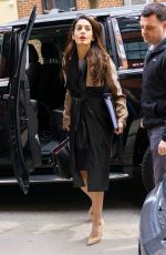 AMAL CLOONEY Out and About in New York 03/27/2018