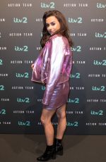 AMBER DAVIES at ITV2 Action Team Press Launch in London 01/03/2018