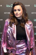 AMBER DAVIES at ITV2 Action Team Press Launch in London 01/03/2018