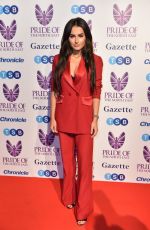 AMBER DAVIES at Pride of the North East Awards in Newcastle 03/27/2018