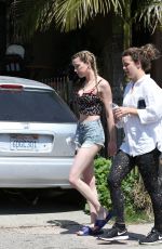 AMBER HEARD Cut Off on the Set of Run Away with Me in Los Angeles 03/29/2018