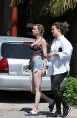 AMBER HEARD Cut Off on the Set of Run Away with Me in Los Angeles 03/29/2018