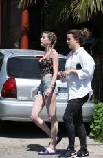 AMBER HEARD Cut Off on the Set of Run Away with Me in Los Angeles 03/29/2018