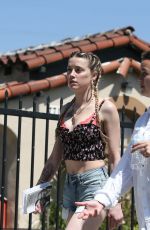 AMBER HEARD Cut Off on the Set of Run Away with Me in Los Angeles 03/29/2018