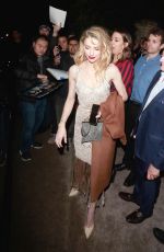 AMBER HEARD Off-white Fashion Show in Paris 03/01/2018