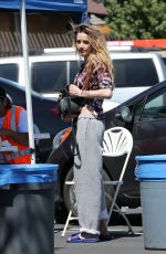 AMBER HEARD on the Set of Run Away with Me in Los Angeles 03/26/2018