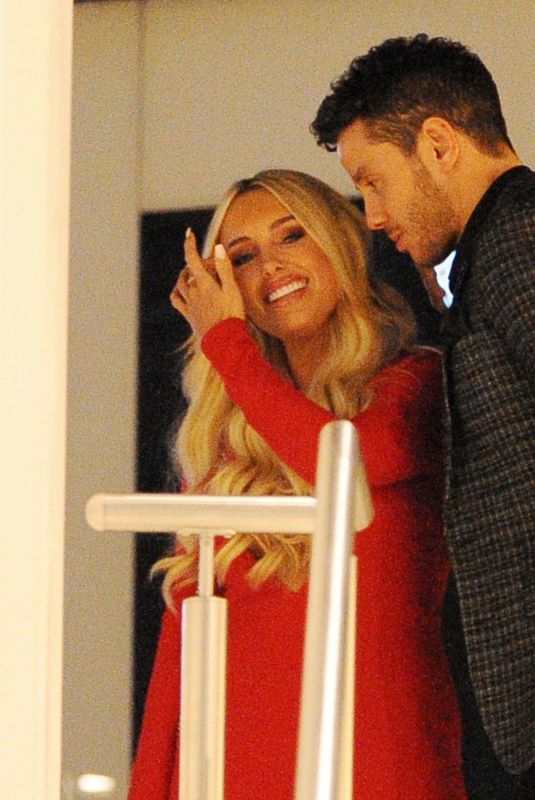 AMBER TURNER and Scott Thomas Night Out in London 03/22/2018