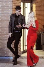 AMBER TURNER and Scott Thomas Night Out in London 03/22/2018