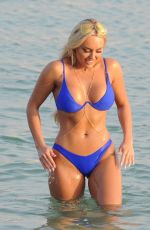 AMBER TURNER in Bikini at a Beach in Miami 03/08/2018