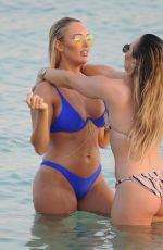AMBER TURNER in Bikini at a Beach in Miami 03/08/2018