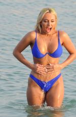 AMBER TURNER in Bikini at a Beach in Miami 03/08/2018
