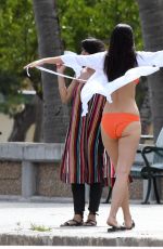 AMBRA GUTIERREZ in Bikinis on the Set of a Photoshoot in Miami 03/12/2018