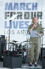 AMY SCHUMER at March for Our Lives Rally in Los Angeles 03/24/2018