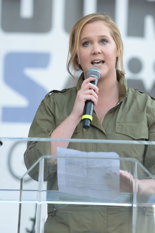 AMY SCHUMER at March for Our Lives Rally in Los Angeles 03/24/2018