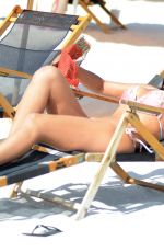 ANDREA CALLE in Bikini on the Beach in Miami 03/21/2018