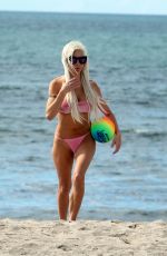 ANGELIQUE FRENCHY MORGAN in Bikini at a Beach in Malibu 03/06/2018