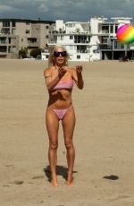ANGELIQUE FRENCHY MORGAN in Bikini at a Beach in Malibu 03/06/2018