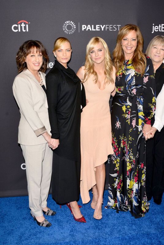ANNA FARIS, ALLISON JANNEY and JAIME PRESSLY at Mom Panel at Paleyfest in Los Angeles 03/24/2018