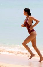 ANNE DE PAULA in Swimsuit at a Beach in Caribbean 03/25/2018
