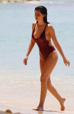 ANNE DE PAULA in Swimsuit at a Beach in Caribbean 03/25/2018