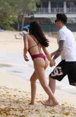 ANNE DE PAULA in Swimsuit at a Beach in Caribbean 03/25/2018