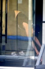 ANNE HATHAWAY at a Gym in West Hollywood 03/26/2018