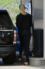 APRIL LOVE GEARY at a Gas Station in Malibu 03/30/2018