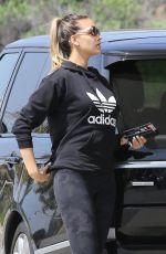 APRIL LOVE GEARY at a Gas Station in Malibu 03/30/2018