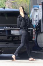 APRIL LOVE GEARY at a Gas Station in Malibu 03/30/2018