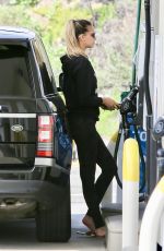APRIL LOVE GEARY at a Gas Station in Malibu 03/30/2018